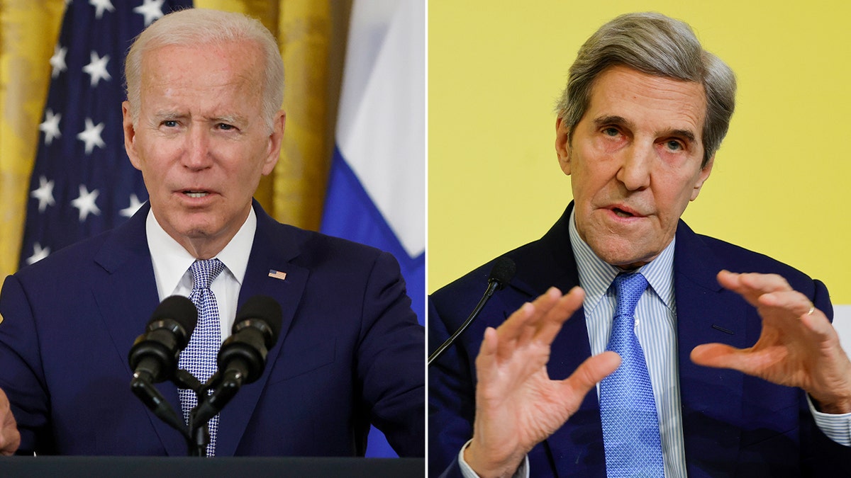 The White House refused to address Special Presidential Envoy for Climate John Kerry's comments about the Ukraine war's greenhouse gas emissions.