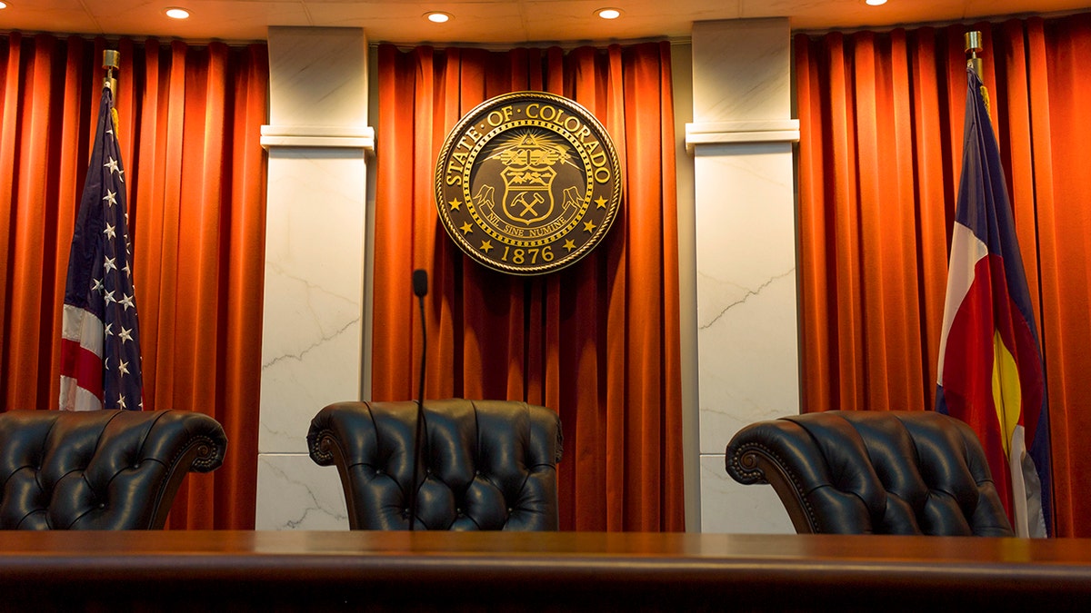 Colorado Supreme Court bench in 2015 file photo