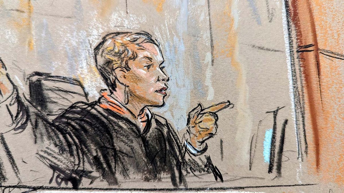 A court sketch depicts former President Donald Trump’s legal representation in court