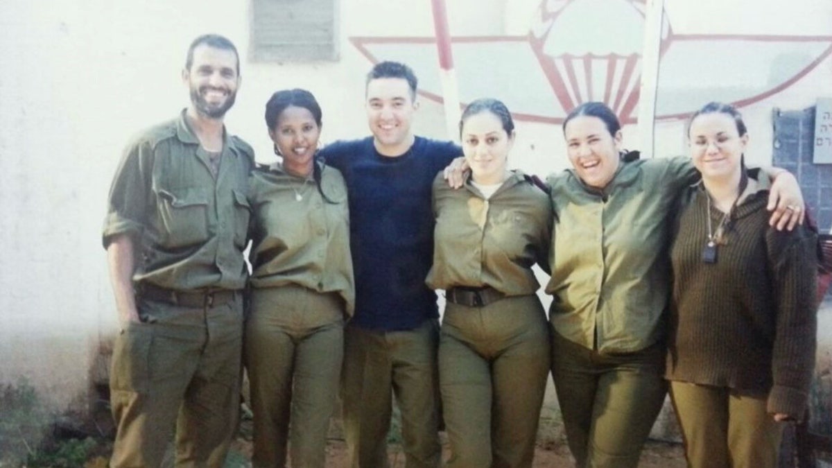 Pilip with fellow IDF service members