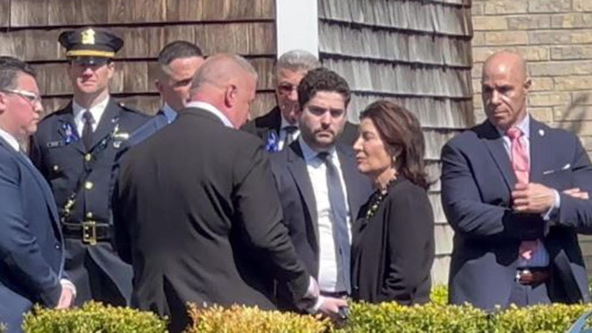 Gov. Hochul at the funeral